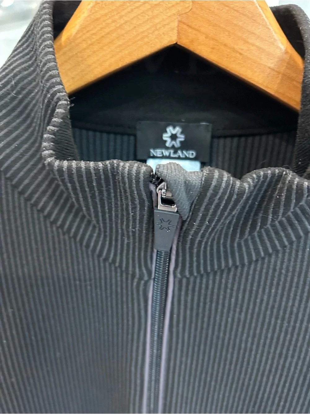 Newland Men's Zip-Front Ribbed Sweater Jacket